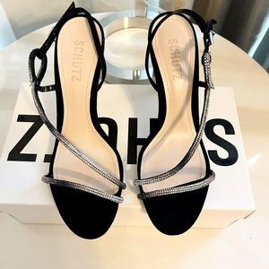 Glam Schutz shoe that can be dressed up or down.